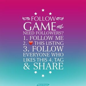 ✨1st Follow Game!!!!✨